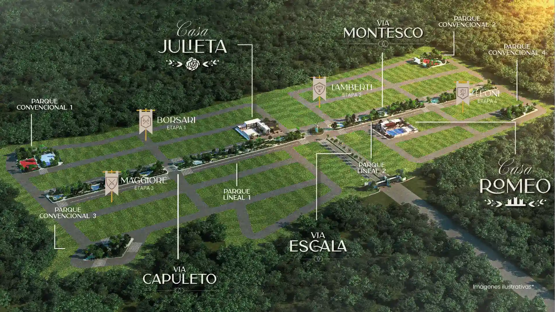 Imagen del master plan de gran verona